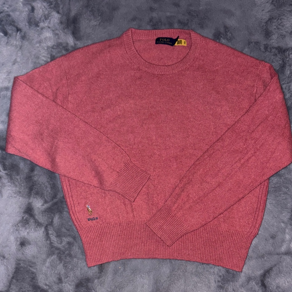 Polo by Ralph Lauren Heathered Rose Crewneck Sweater